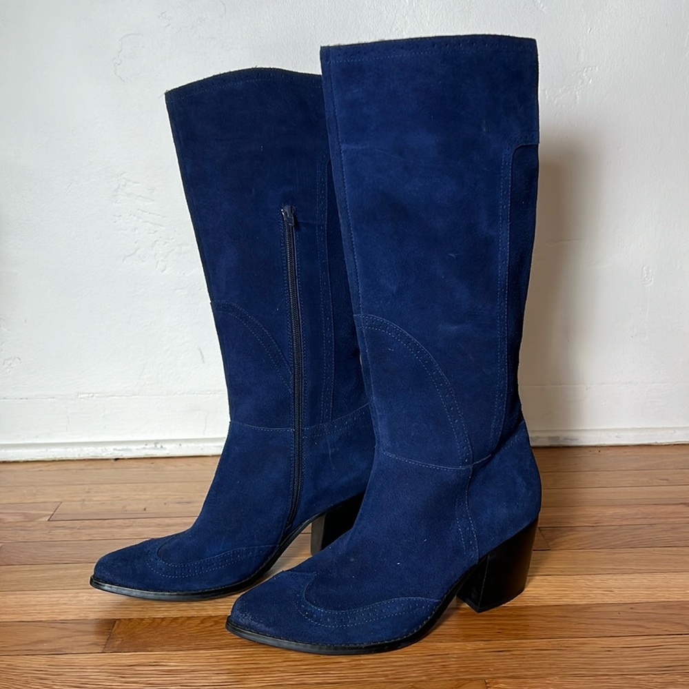 Jeffrey Campbell Stormrider Suede Boots | Size 9
